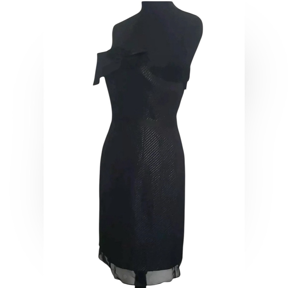 Max & Cleo Black Sleeveless Cocktail Dress 4